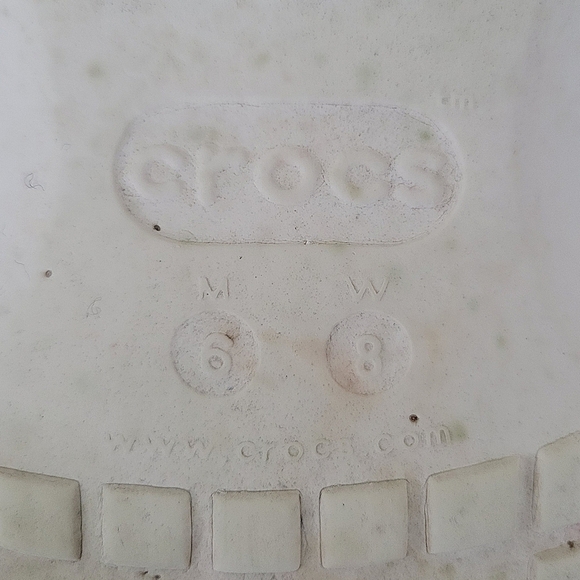 Crocs Coast Slide Slip-On Lightweight Sandals White Blanc Unisex Womens 8 Mens 6 - Picture 11 of 11